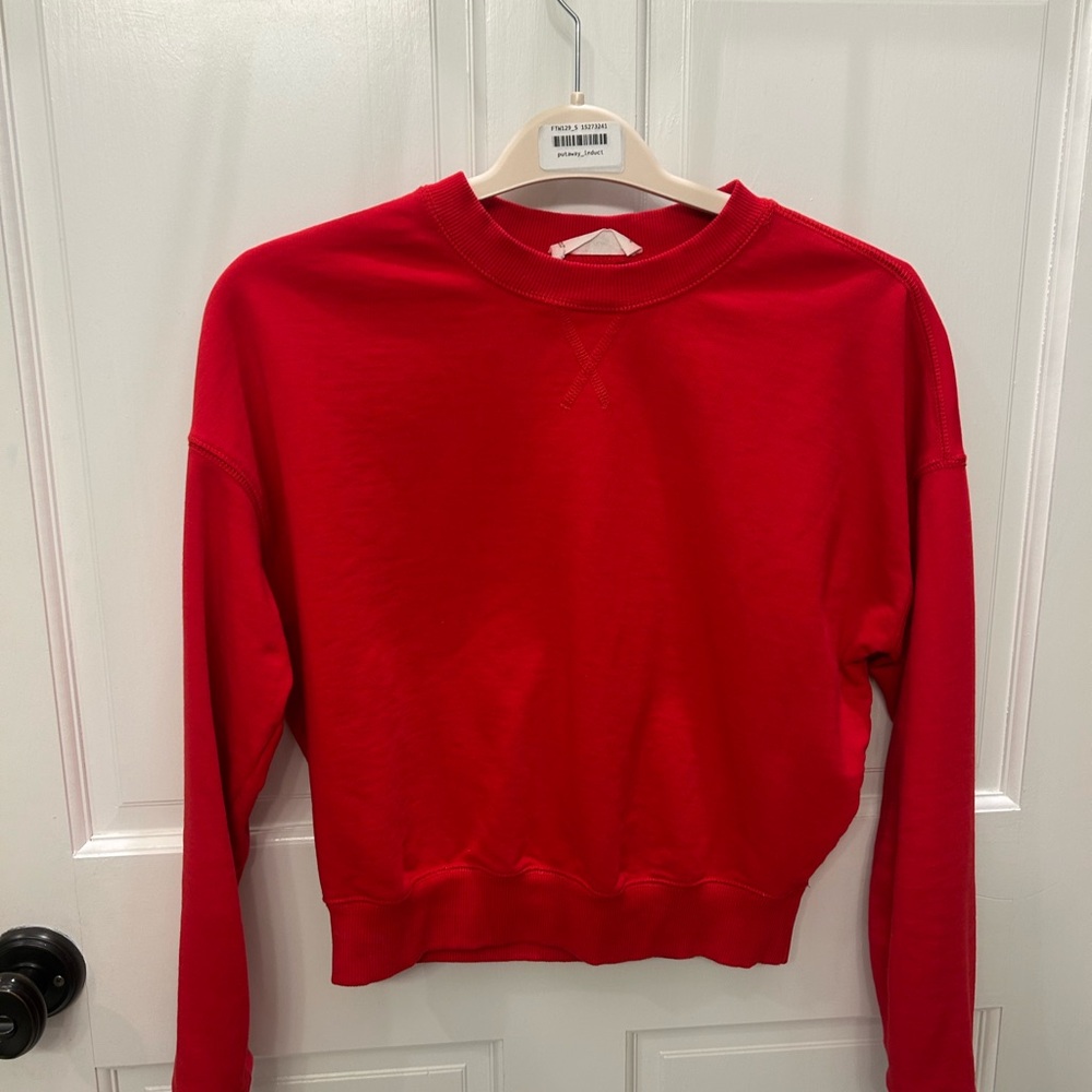 MNG Red Crew Neck Sweater